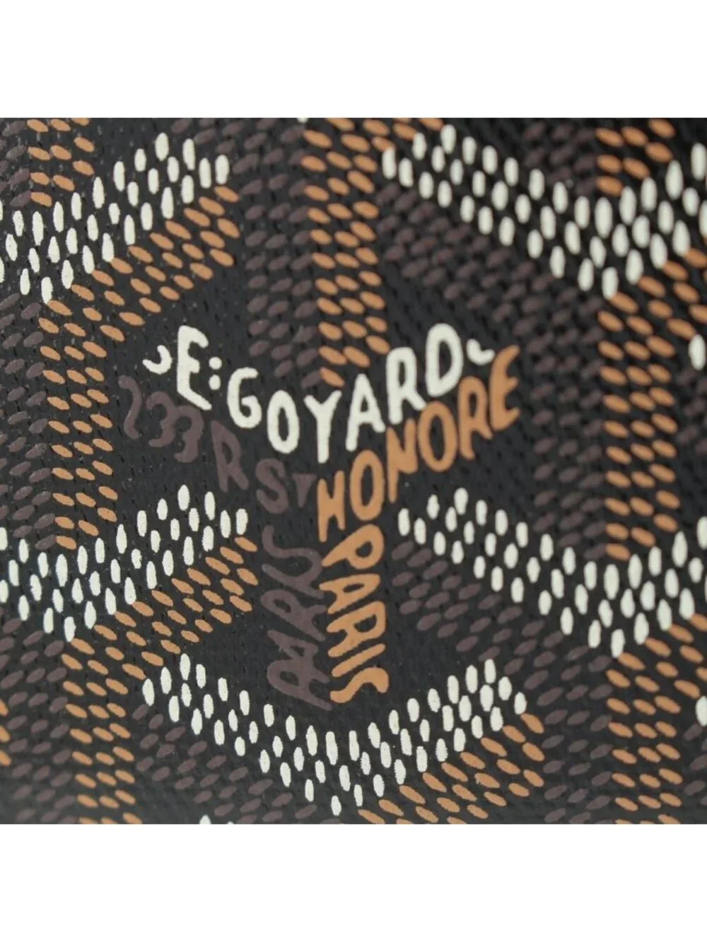 Goyard Saint Sulpice Leather Card Case Black